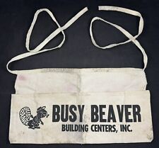 Vintage Busy Beaver Building Centers Work Apron picture