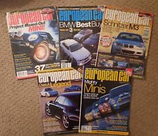 *Vtg 2003 European Car Magazine 5 issue Lot VW/Audi/BMW Jan,Feb,Mar,Apr,May,Jun* picture