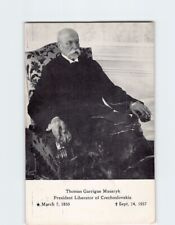 Postcard Thomas Garrigue Masaryk President Liberator of Czech Czechslovakia picture