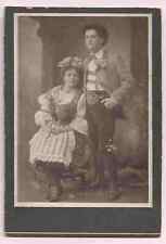 New York Theater Opera Austrian Costumed Actors Cabinet Card Photo picture
