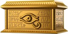 Yu-Gi-Oh Gold Sarcophagus Box Model Kit for Ultimagear Millennium Puzzle Bandai picture