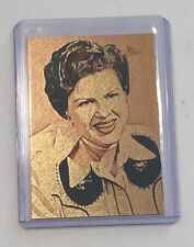 Patsy Cline Gold Plated Limited Artist Signed “Country Icon” Trading Card 1/1 picture