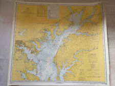 1967 Chesapeake Bay/ Chart 1226, Sandy Point To Susquehanna River C&GS, 39”x36” picture