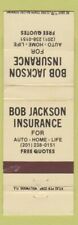 Matchbook Cover - Bob Jackson Insurance WEAR picture