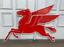 Mobil Gas Flying Red Horse Pegasus Metal Heavy Steel Sign Extra Large 35