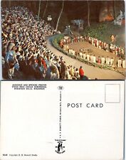 Wisconsin Dells Stand Rock Native American Ceremonial Prayer VTG Postcard picture