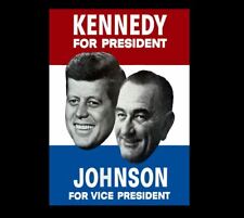 John F Kennedy Campaign Poster PHOTO Art Print Sign President Candidate picture