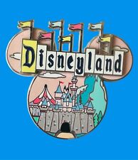 Disney DLR Pin Dreams Collection LE 1000 Retro Castle Disneyland Marquee  picture