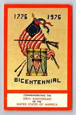 Commemorative Bicentennial Souvenir Postcard Antique Vintage Souvenir Postcard picture