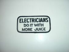 Vintage Electrician Patch IBEW  4