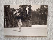 Greek Young Boy Happy at the Park Original Vintage Old Photo GREECE ORG VTG picture