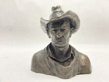 Vintage Michael Garman Solid Bronze Cowboy Signed 3/40 (HE2036482) picture