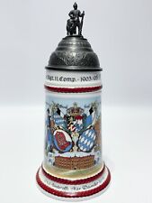 RARE VTG Made in West Germany Soldier & Lion Infantry Regiment 11 1903-05 Stein picture