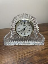 Galway Irish Crystal Made in Ireland Desk Clock Works picture