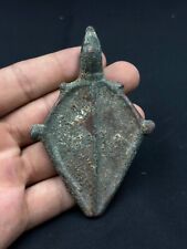 Ancient Near Eastern Rare Vintage Underground Bronze Pendant Super Unique picture