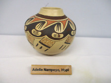 1992 SIGNED ADELLE NAMPEYO HOPI POLYCHROME MIGRATION PATTERN SEED POT picture