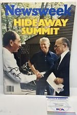 Jimmy Carter Signed 1978 Newsweek Magazine Camp David Accords PSA DNA COA picture