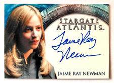 Stargate Heroes Autograph Card Jaime Ray Newman as Lt. Laura Cadman picture