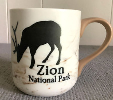 Zion National Park Faux Marble Coffee Tea Mug Cup Souvenir Appears Unused picture