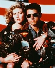 TOM CRUISE Tom Cruise & Kelly McGillis with USA flag backdrop 24x30 poster picture