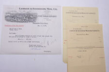 1928 Lamson Goodnow Geo R Park Sons Wayne PA Signed Ephemera L302F picture