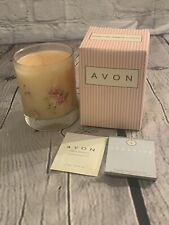 Vintage 1999 AVON PINK RIBBON CANDLE scented w PERCEIVE NEW IN BOX-COLLECTORS picture