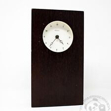 Heal's Minimalistic Modern Chocolate Brown Mantel Clock Contemporary Classic picture