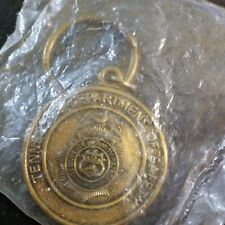 Vintage State Of Tennessee Department of Safty Keyring Keychain Safe Driver picture