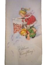 Young At Heart Christmas Card Artist Eve Rockwell  picture