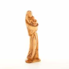 Abstract Olive Wood Classic Virgin Mary picture