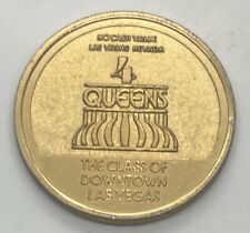 Four Queens No Cash Value Token Las Vegas NV Slot Reel Winners Club 1984 picture