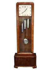 Art Deco Walnut/Burlwood longcase Grandfather Clock picture