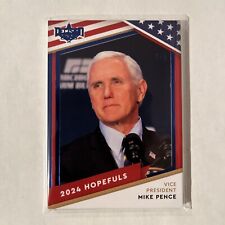 1/5 Blue   MIKE PENCE DECISION 2023 UPDATE 2024 HOPEFULS BLUE CARD #5 1/5 picture