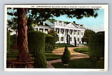 Culver City CA-California, De Mille Studios Admin Bldg., Vintage Postcard picture