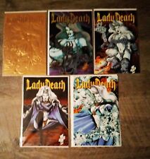 Lady Death Comic The Odyssey 1, 1-4 NM-M very nice set with variant #1 picture