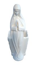 Vintage Mother MARY Japan Porcelain Madonna Statue Planter picture