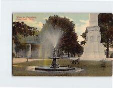 Postcard View in Cemetery Greenfield Ohio USA picture