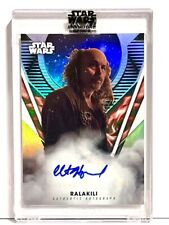 PACK FRESH Star Wars 2022 Signature Series Rainbow Auto Clint Howard as Ralakili picture