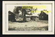 RPPc Cabin Scene At St Regis Camp Mt Mont Montana Old Real Photo picture