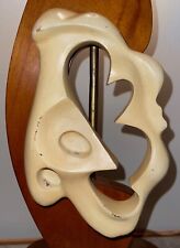 Rare Vintage 1950s 1960s Abstract Face Heifetz Lamp Mid Century Modern Lighting picture
