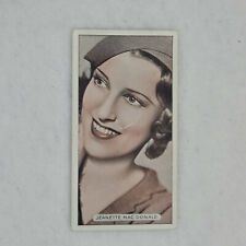 Ardath Tabacco Famous Film Stars 1934 Card Tobacco Photo #29 JEANETTE MAC DONALD picture
