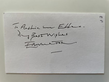 Edward Fox - A Bridge Too Far - Original Hand Signed Autograph picture