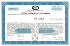 Tesoro Petroleum Corporation - 1974 dated Specimen Stock Certificate - Also Know picture