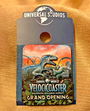 Universal Studios Jurassic World  VelociCoaster Grand Opening Pin, New with Tag picture