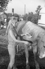 1960s Negative-blonde pinup girl Lydia Pearson with horse-cheesecake t286267 picture