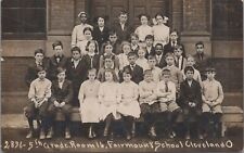 RPPC Postcard 5th Grade Room 16 Fairmount School Cleveland OH Integrated Class picture