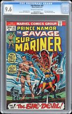 1973 Marvel Prince Namor The Sub-Mariner #65 CGC 9.6 Tales of Atlantis picture