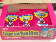 1985 Garbage Pail Kids Unopened Pack (1)Topps Uk 1985 Series 1  Nice picture