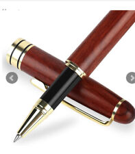 Luxury Rosewood Ballpoint Pen Writing Set - With Refill Elegant Gift Beiluner picture