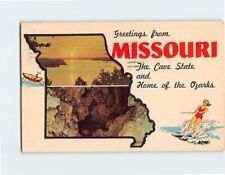 Postcard Greeting from Missouri The Cave State and Home of the Ozarks Missouri picture